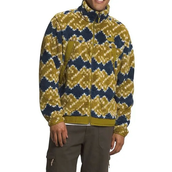 The North Face Other - The North Face NWT Men’s Campfire Fleece Full Zip Jacket Green Blue Size L